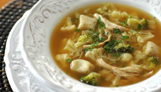 Supa cu galuste din cartofi