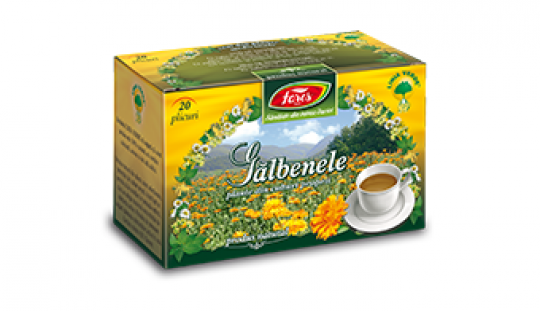 Ceai de galbenele la plic