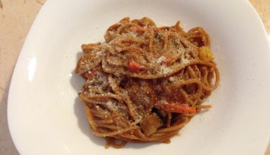 Paste integrale cu legume