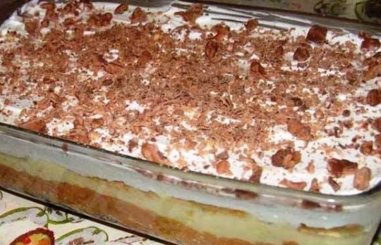 Cum sa faci prajitura cu mere si biscuiti