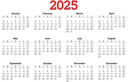 Zile libere 2025. Sarbatori legale