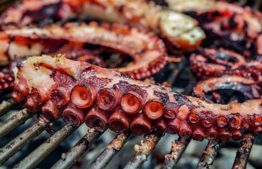 Cum sa prepari caracatita la gratar