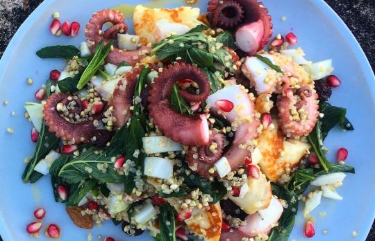 Cum sa faci salata de caracatita